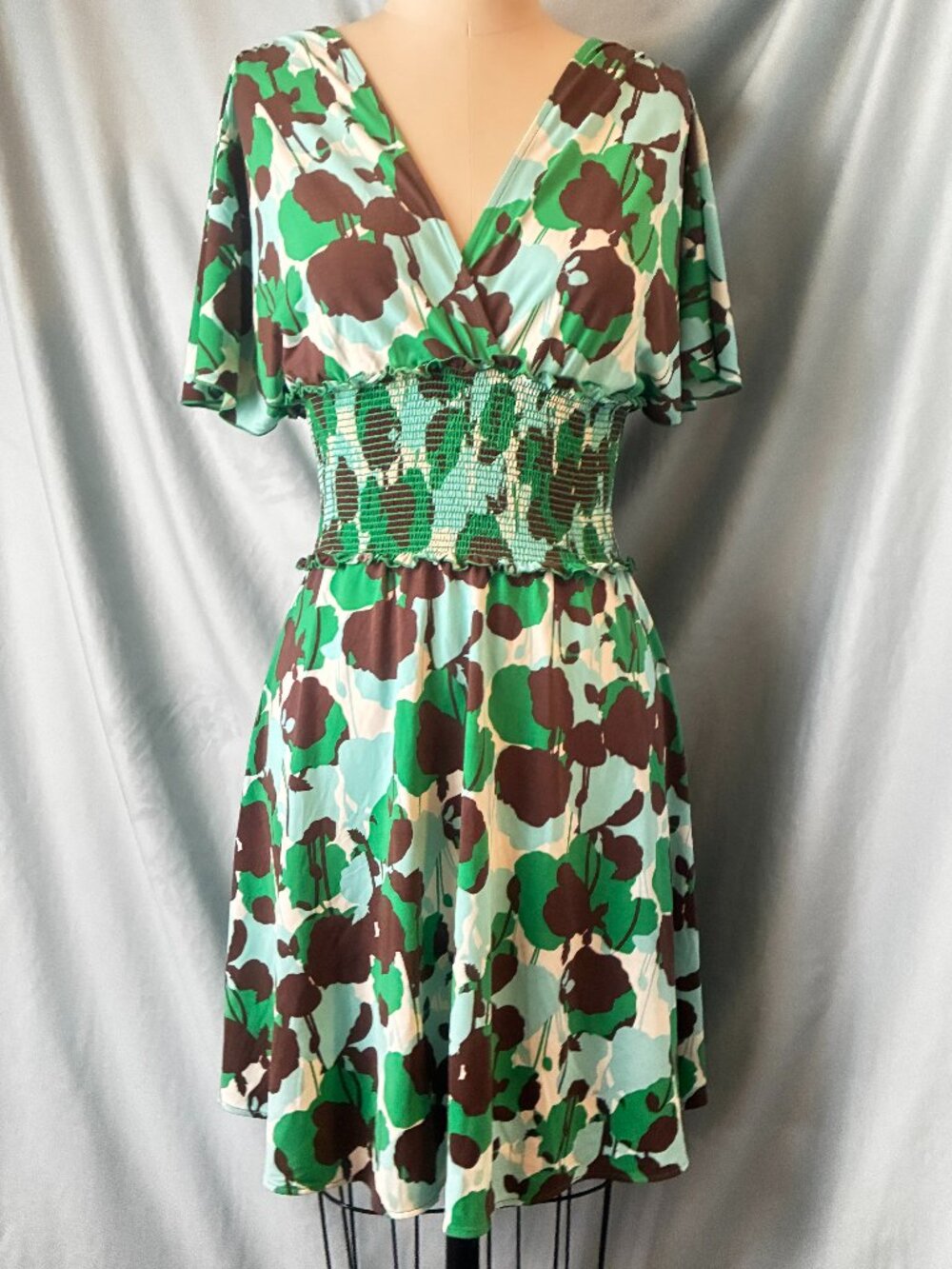 BCBGMaxAzria Shirred Waist Dress
